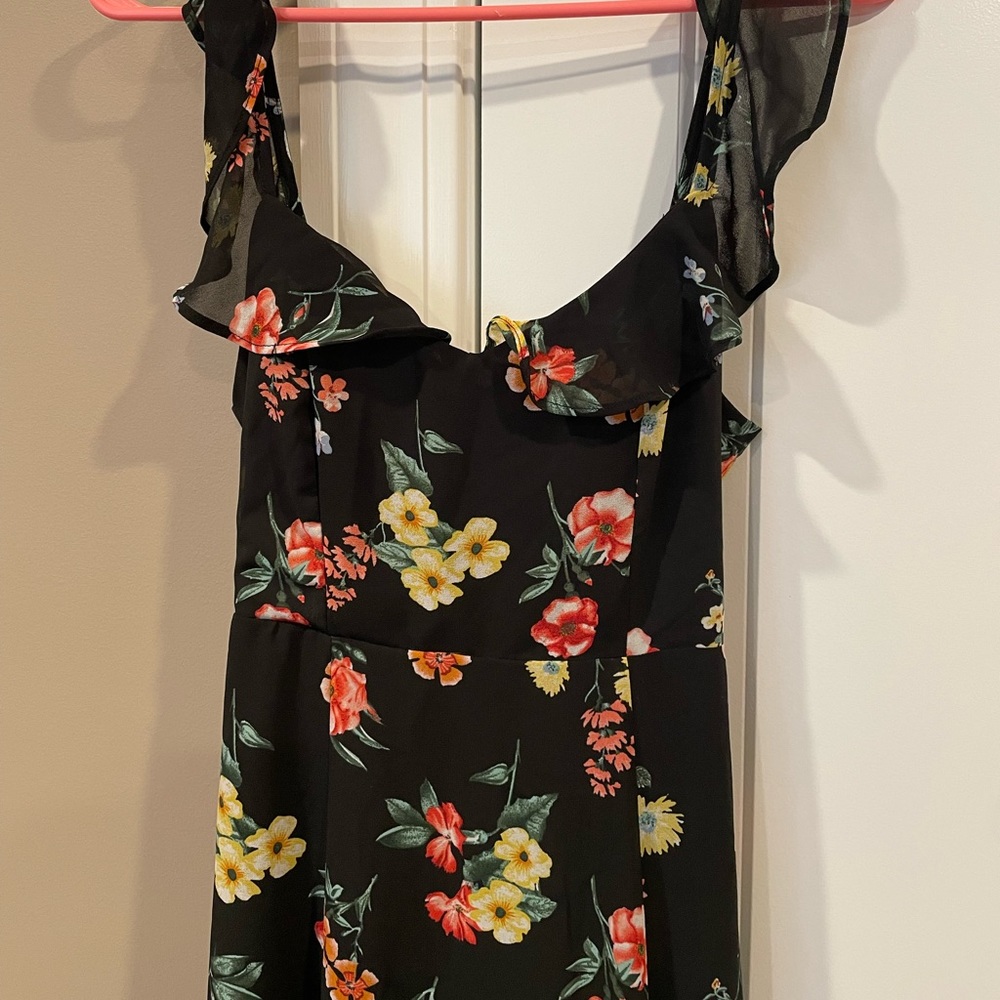 floral maxi dress
